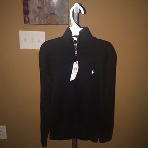 Boys Polo black sweater